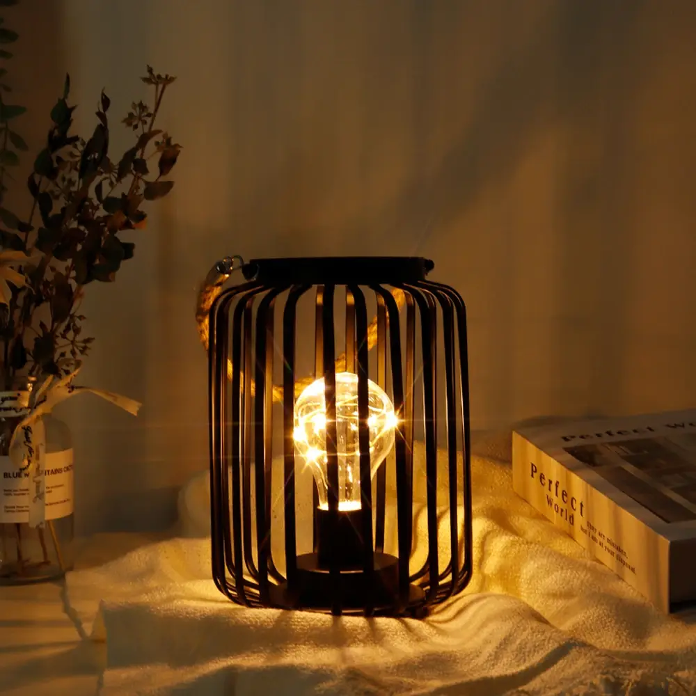 Cage Style Table Lamps 0.6kgs - - NEW IMAGE 6