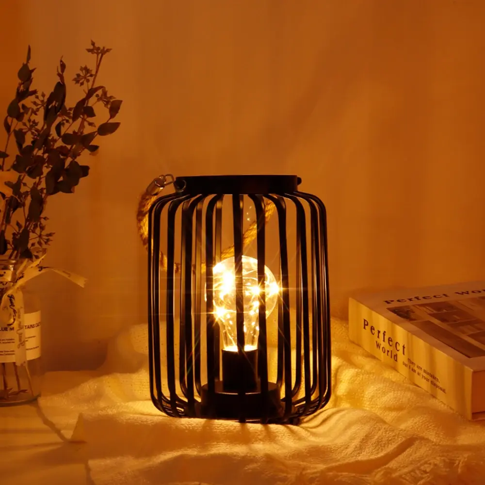 Cage Style Table Lamps 0.6kgs - - NEW IMAGE 5