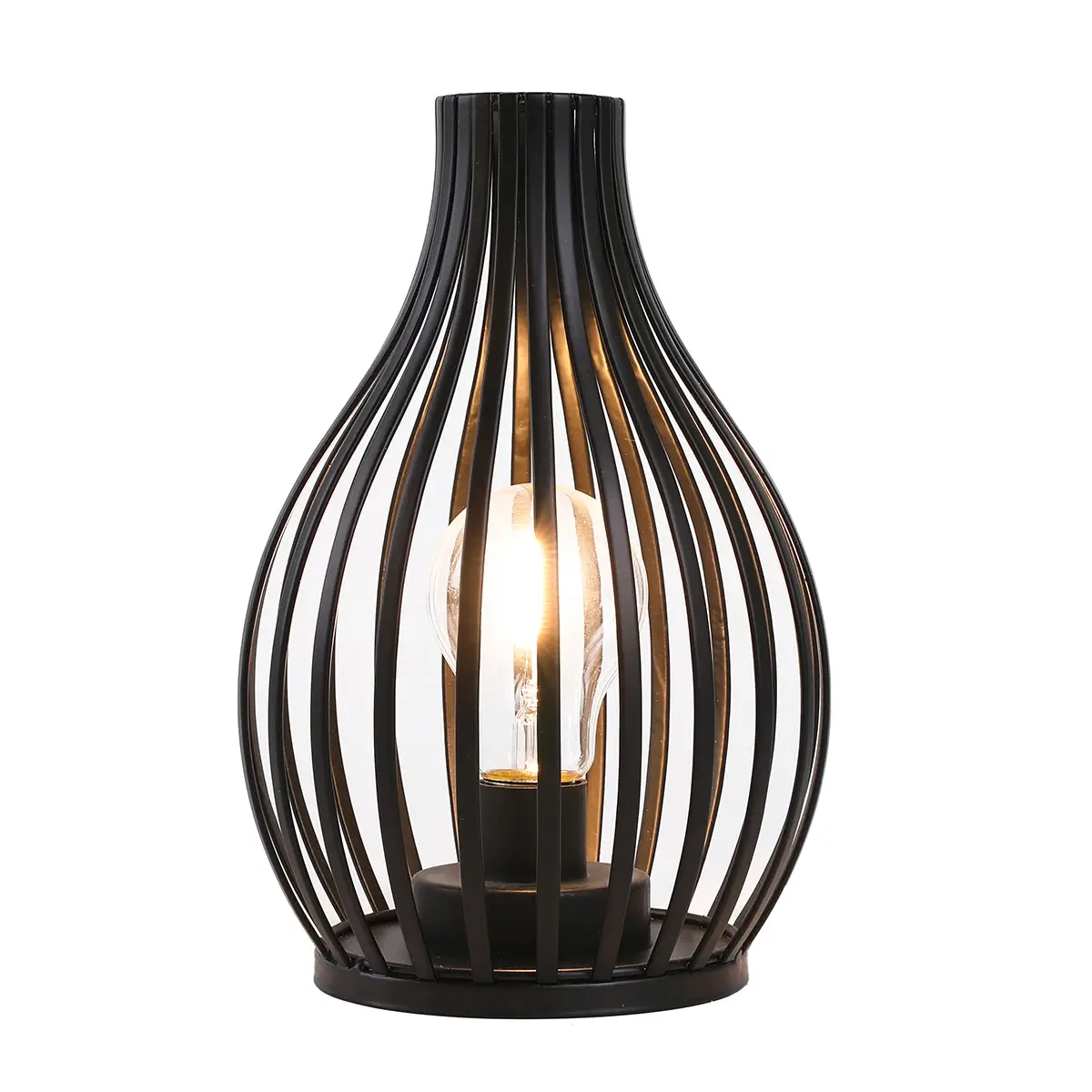 Black Birdcage Table Lamp 60 - - NEW IMAGE 7
