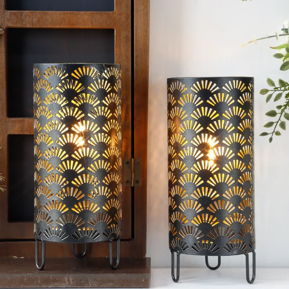 Battery Operated Nightstand Lamp 10.5*10.5*23.5 Cm Wholesale - NEW IMAGE 5