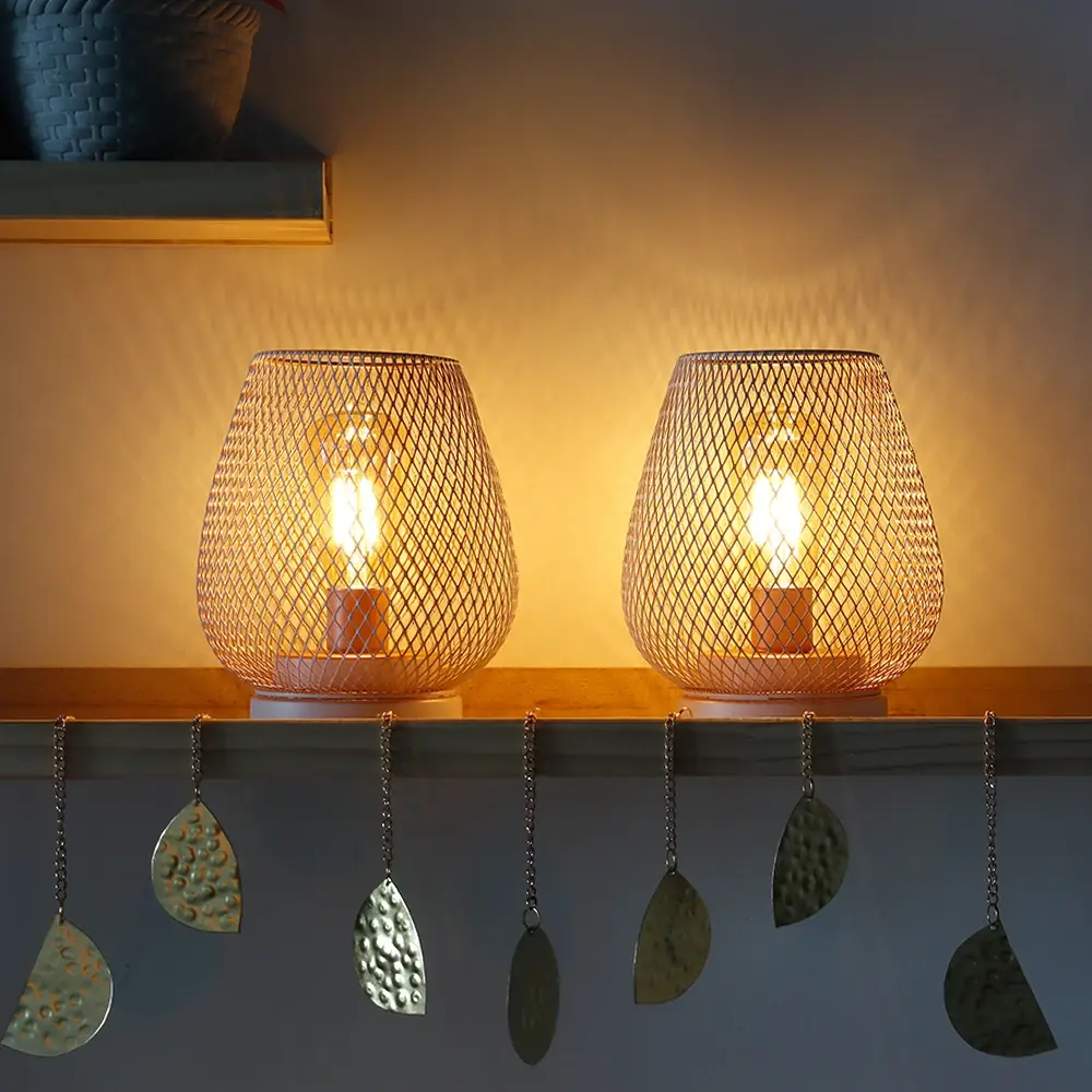Gold Cage Table Lamp Mail Box Wholesale - NEW IMAGE 5