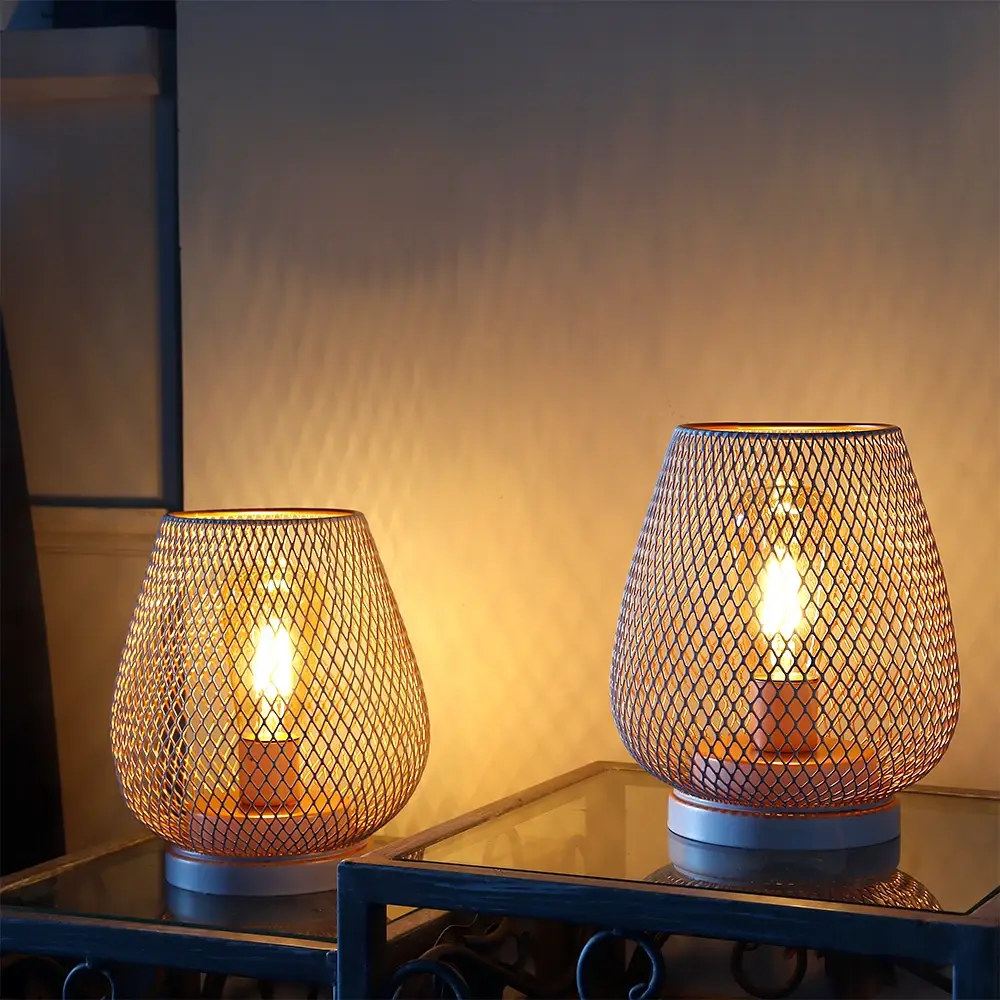 Gold Cage Table Lamp Mail Box Wholesale - NEW IMAGE 4
