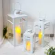 Black Candle Lantern 12*12*30cm - - NEW IMAGE 3