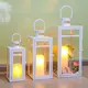 Black Candle Lantern 12*12*30cm - - NEW IMAGE 2