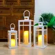 Black Candle Lantern 12*12*30cm - - NEW IMAGE 5