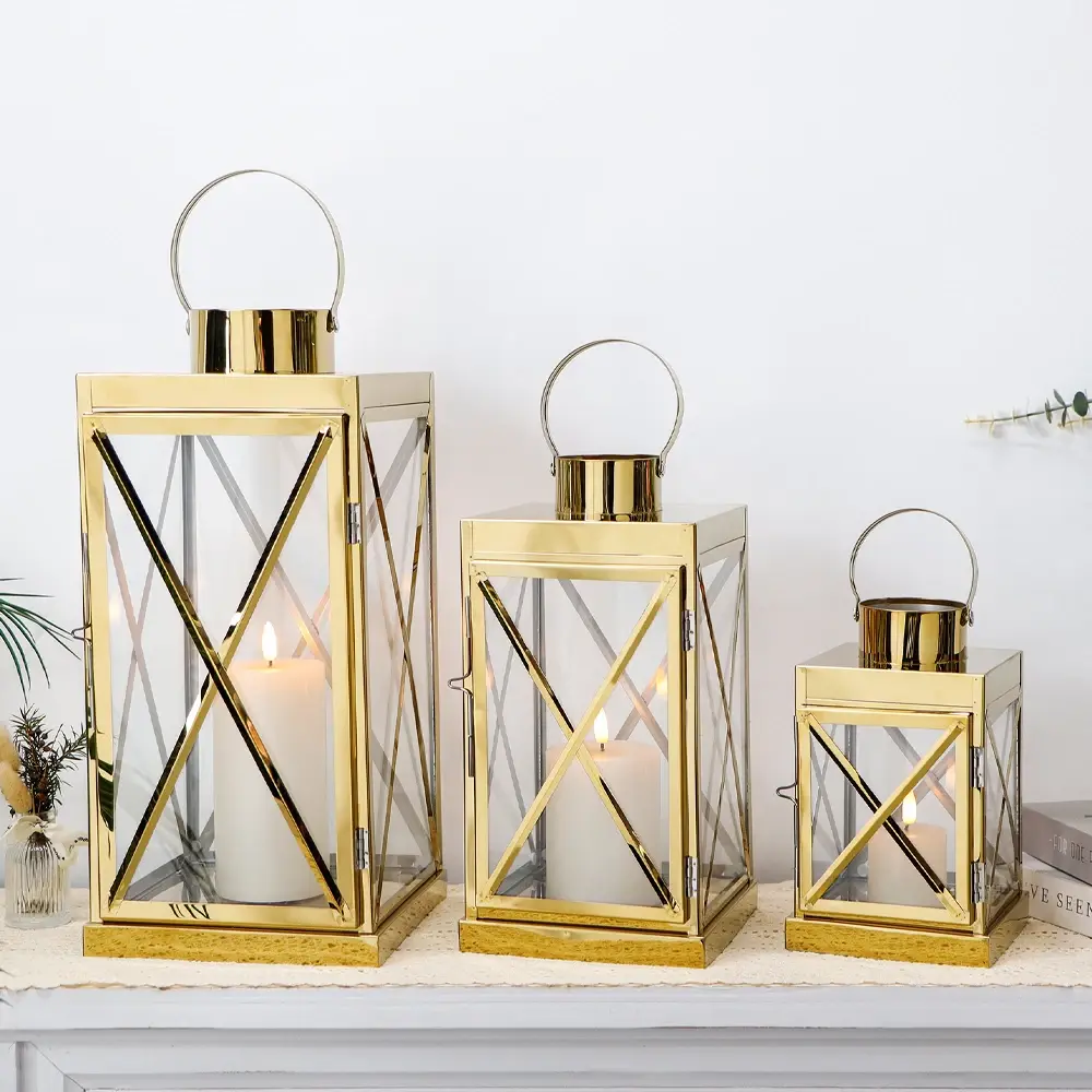 Square Black Candle Holder Mail Box (26*26*47 Cm) by NEW IMAGE 5