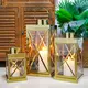 Square Black Candle Holder Mail Box (26*26*47 Cm) by NEW IMAGE 6