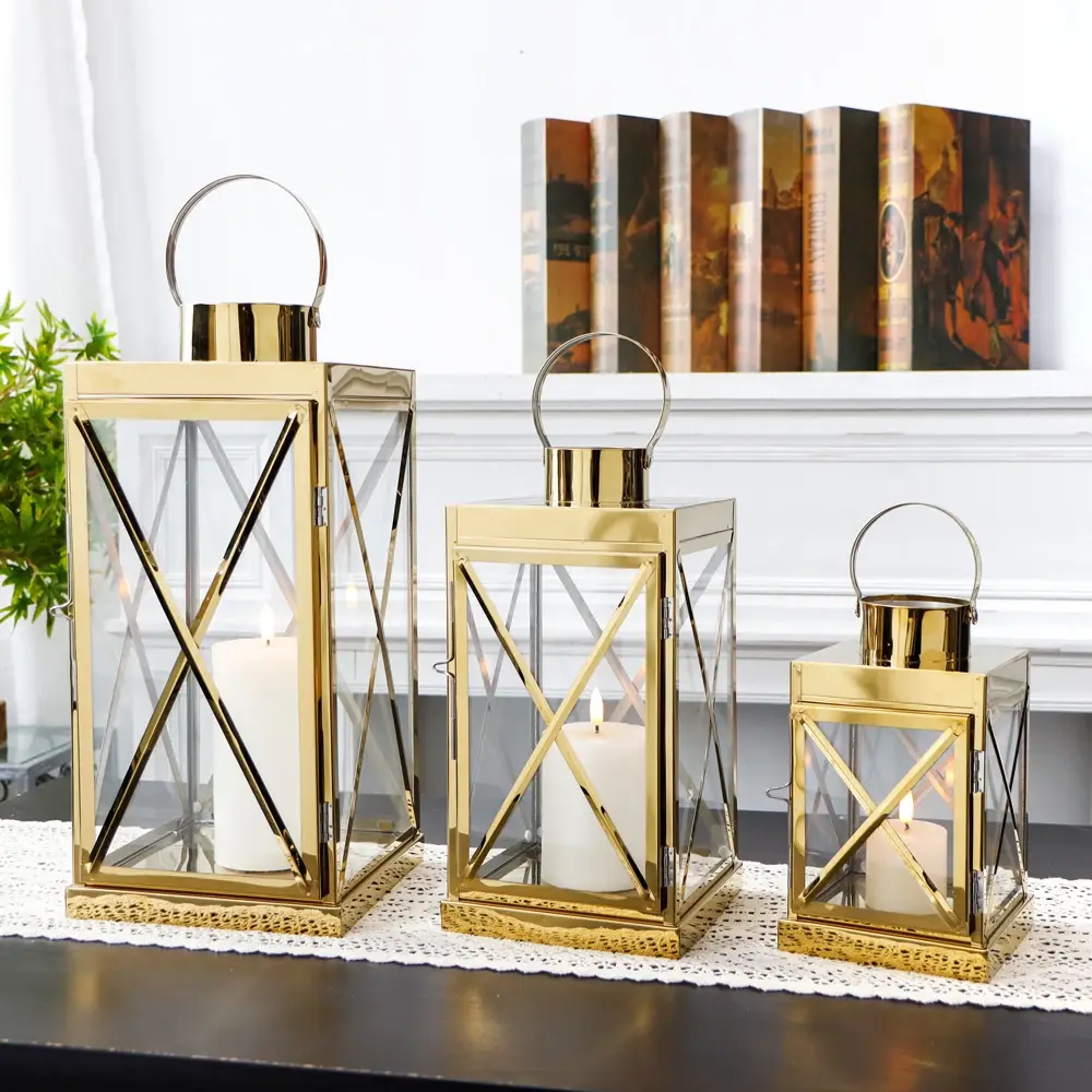 Square Black Candle Holder Mail Box (26*26*47 Cm) by NEW IMAGE 4