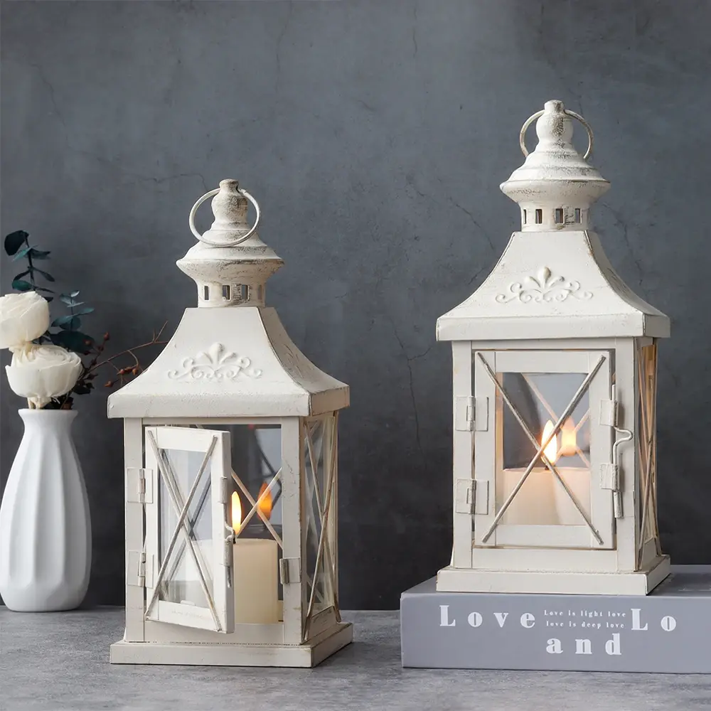 Hurricane Lantern Candle Holder 40265-W2 Wholesale - NEW IMAGE 4
