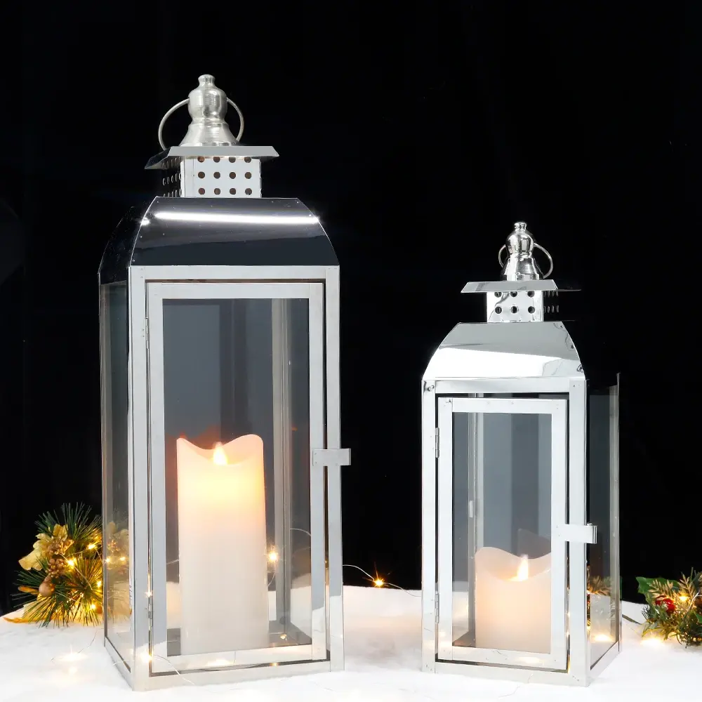 Large Outdoor Candle Lanterns NO - - NEW IMAGE 3