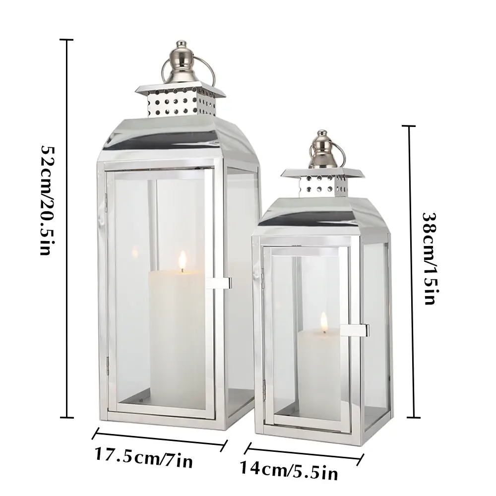 Large Outdoor Candle Lanterns NO - - NEW IMAGE 7