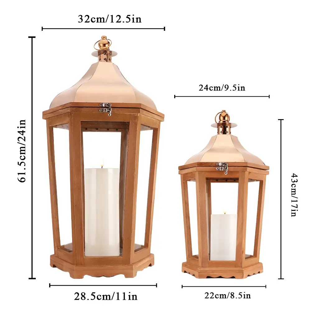 Metal Lantern Candle 4.8kgs by NEW IMAGE 2