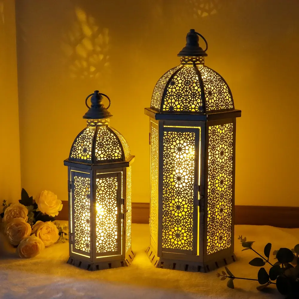 Christmas Candle Lantern Digital Printing Wholesale - NEW IMAGE 3