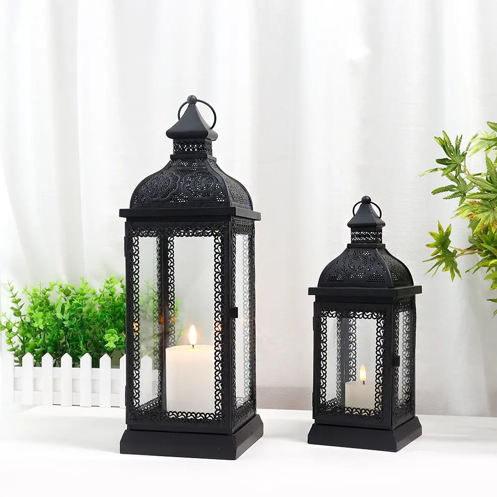 Moroccan Candle Lantern Tempered Glass by NEW IMAGE 6