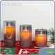 Battery Operated Tea Candles Pillar Wax by NEW IMAGE 1