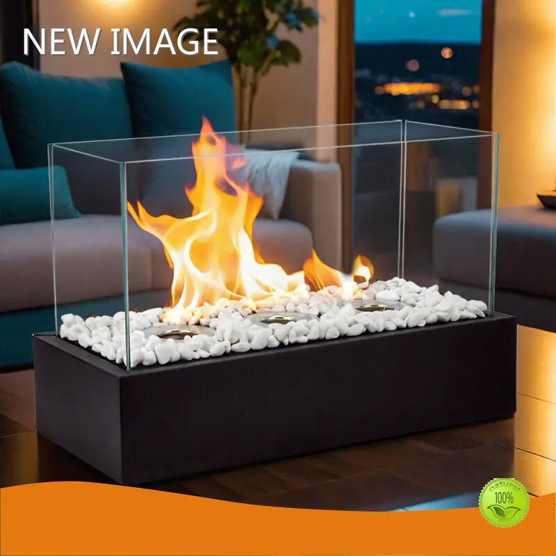 Dining Table Fireplace Ethanol Fireplaces - - NEW IMAGE 1