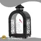 Hanging Lantern with Candle Iron & Glass by NEW IMAGE 1