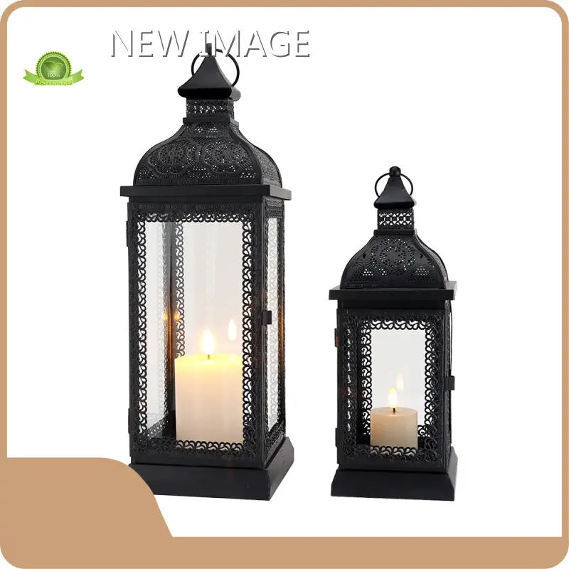 Moroccan Candle Lantern Tempered Glass by NEW IMAGE 1