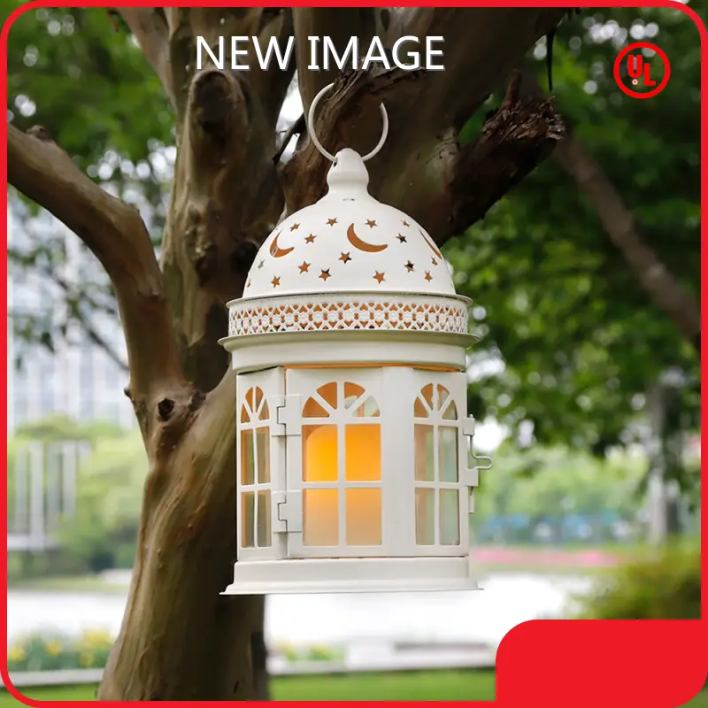 Gold Lantern Candle Holder 1.06kgs by NEW IMAGE 1