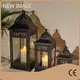 Square Black Candle Holder 11*11*24 - - NEW IMAGE 1