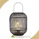 Metal Cage Table Lamp Black - - NEW IMAGE 1