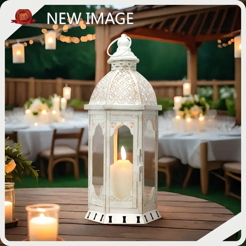 Candlestick Lantern 16*14*38 - - NEW IMAGE 1
