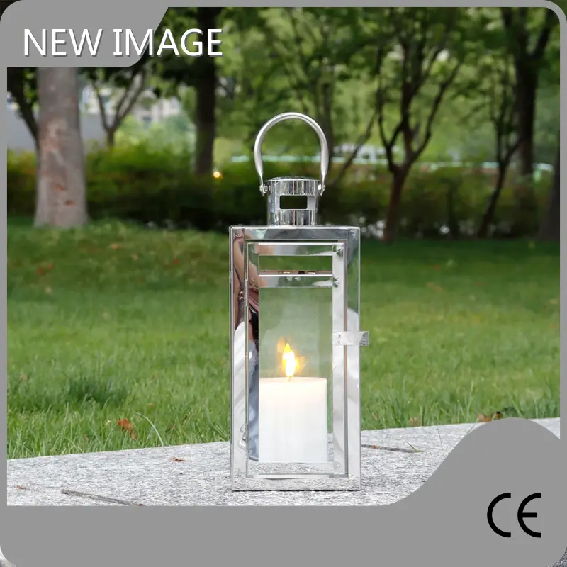 Outdoor Candle Holder Lantern 17.5*17.5*35cm Wholesale - NEW IMAGE 1