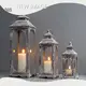 Black Candle Lantern Silver by NEW IMAGE 1