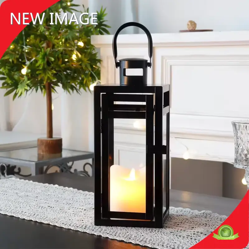 Square Pillar Candle Holders Silver by NEW IMAGE 1