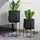 Corten Steel Planters 22*22.5*50.5 Cm - - NEW IMAGE 1