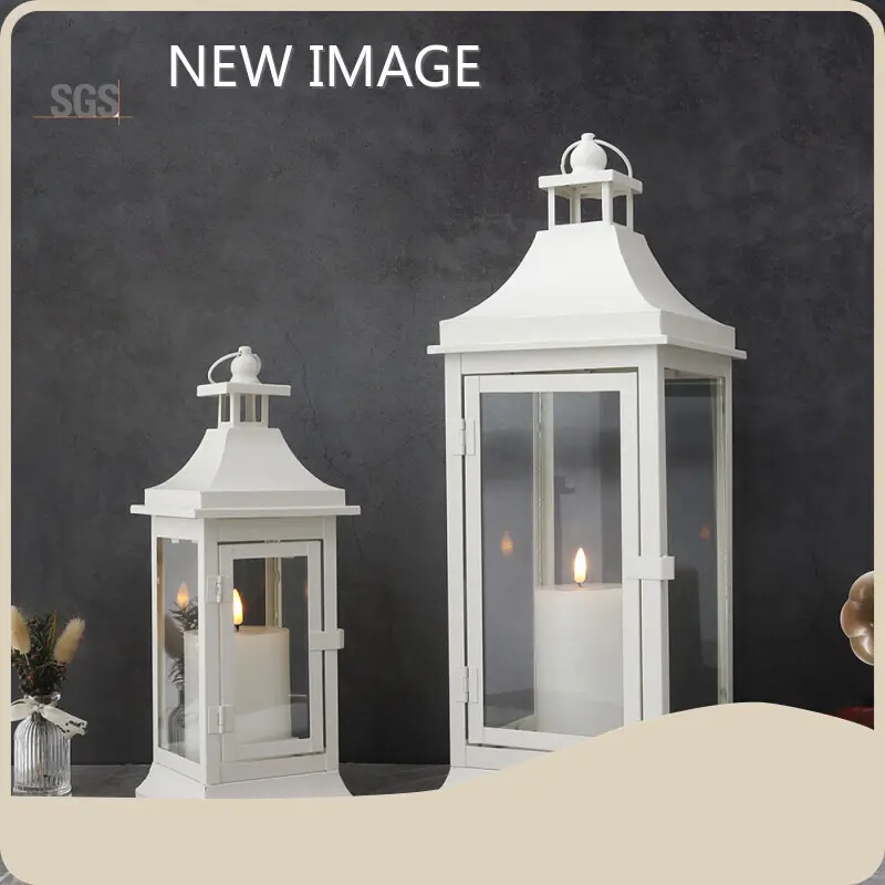 White Candle Lantern by NEW IMAGE 1