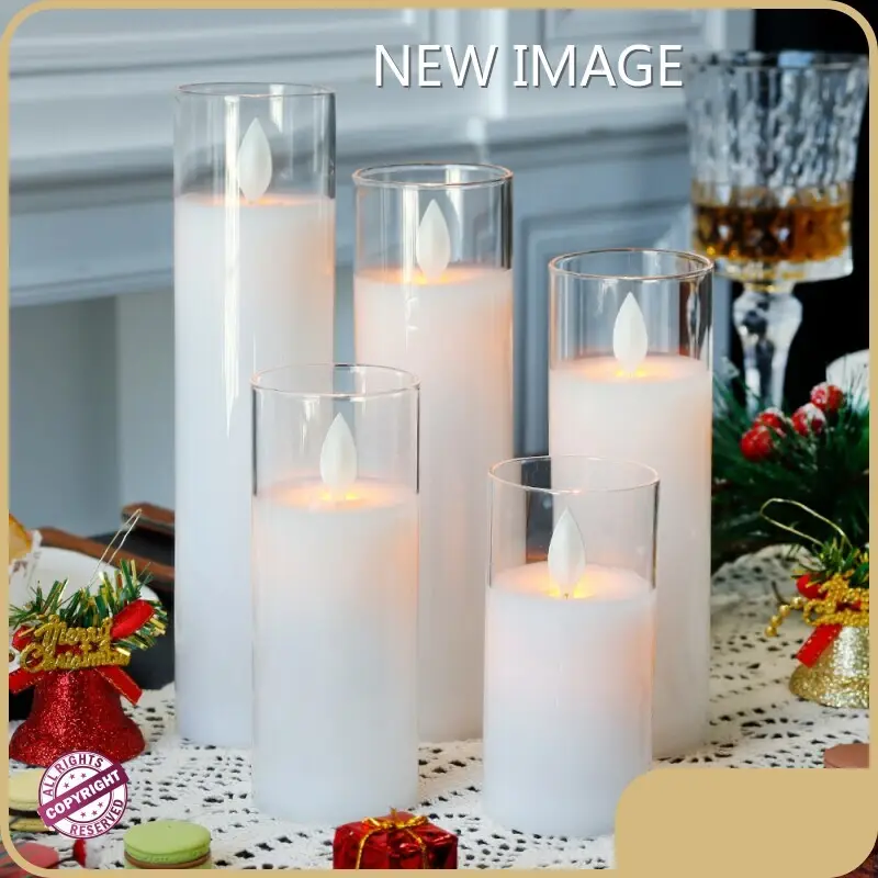 Led Pillar Candles - - NEW IMAGE 1