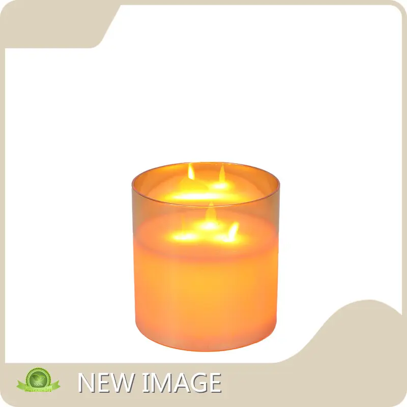 Battery Operated Tea Candles PILLAR Wholesale - NEW IMAGE 1