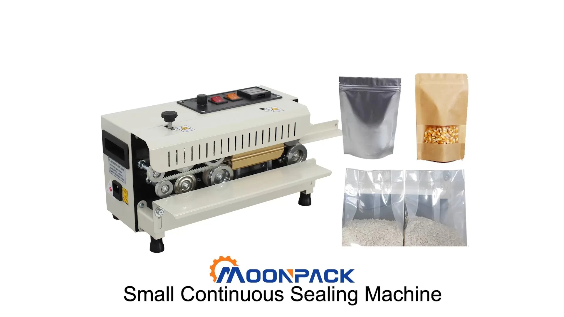 Mini plastic bag heat continuous sealing machine 1