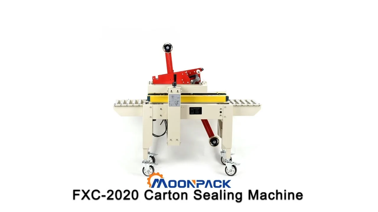 FXC-2020 Small Semi-automatic carton tape sealing machine 1