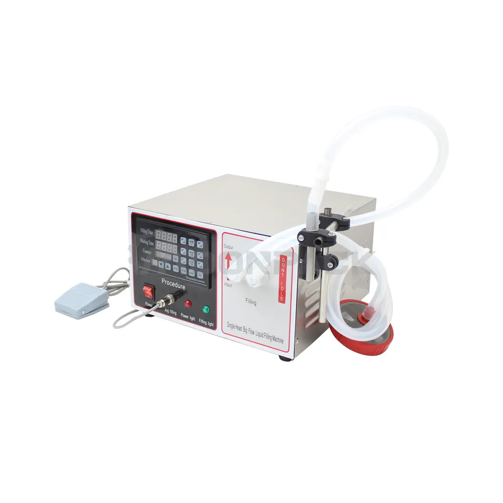Máquina de llenado de líquidos pequeña y vendedora caliente 5ml-2000ml 6000ml/M (a base de agua) 3