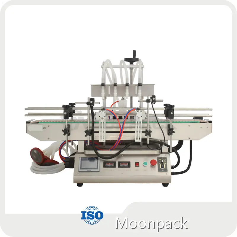 آلة تعبئة السوائل الأوتوماتيكية Moonpack 0.6-0.8MPa مصنع آلة تعبئة السوائل الأوتوماتيكية 1