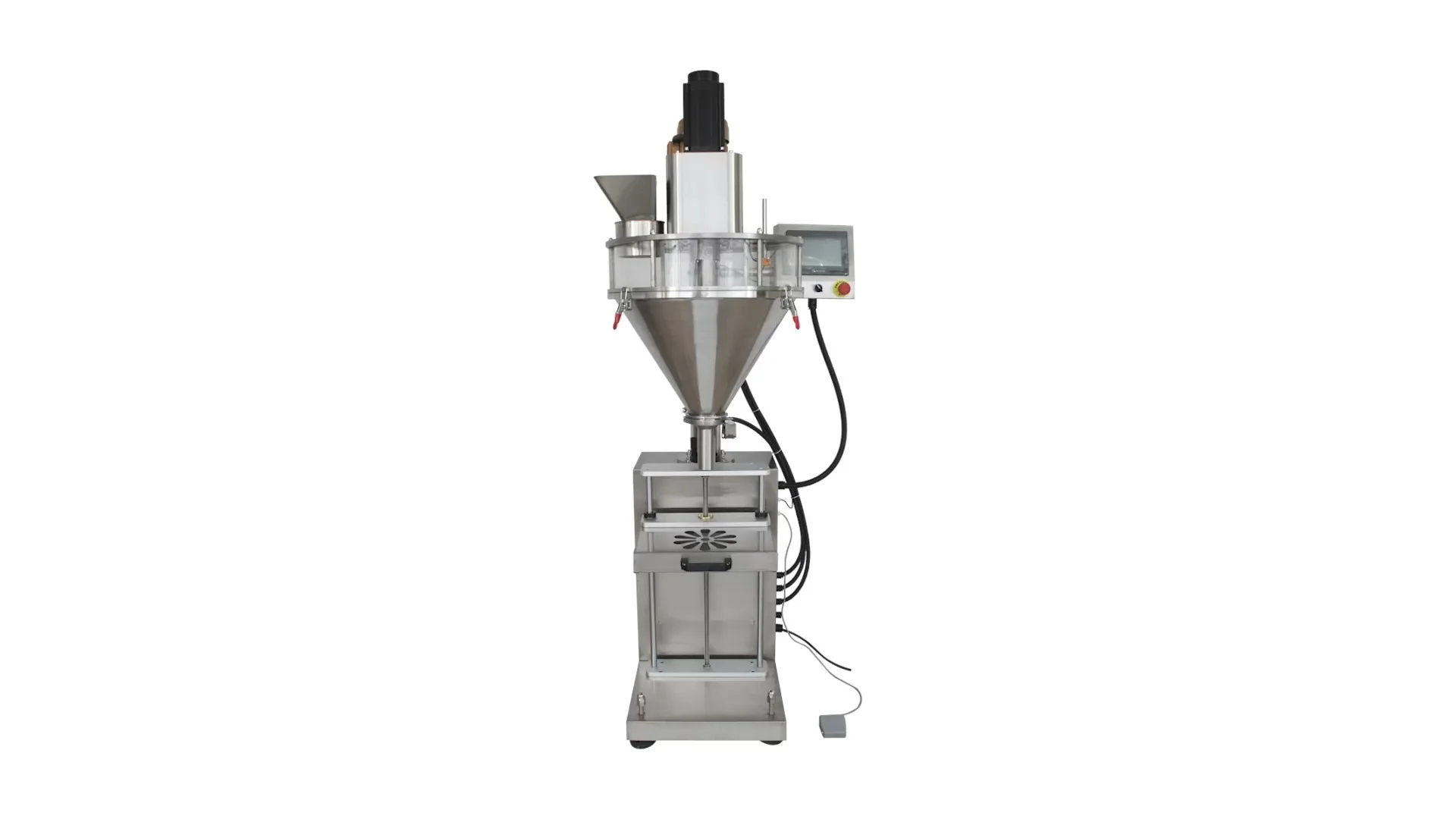 Moonpack HZF-A Semi Automatic Powder Can Screw Filling Machine 1