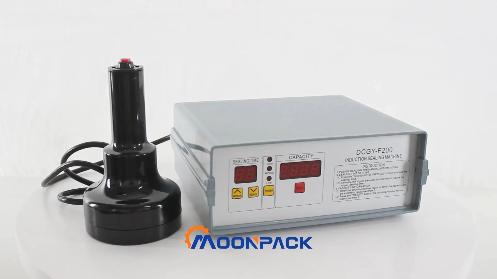 Moonpack DCGY-200 Manual Bottle Foil Induction Sealer 1