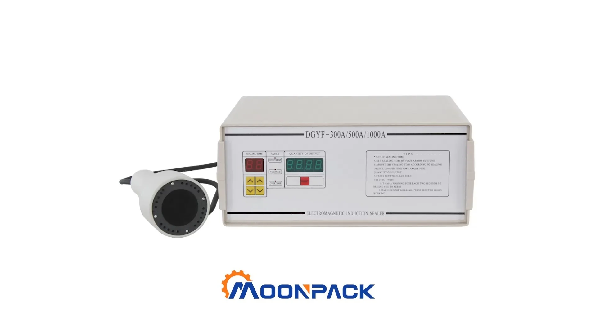 Moonpack DCGY-300 Manual Pointed Cap Bottle Foil Induction Sealing Machine 1