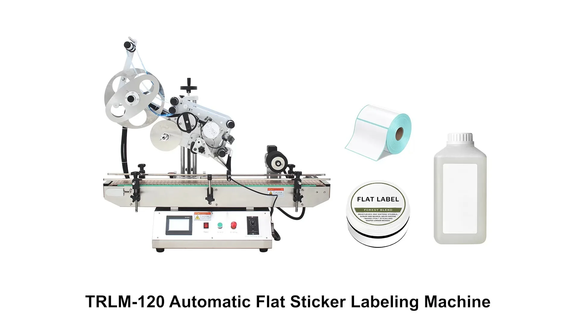 Automatic Desktop Flat Square Bottle Box Sticker Labeling Machine 1