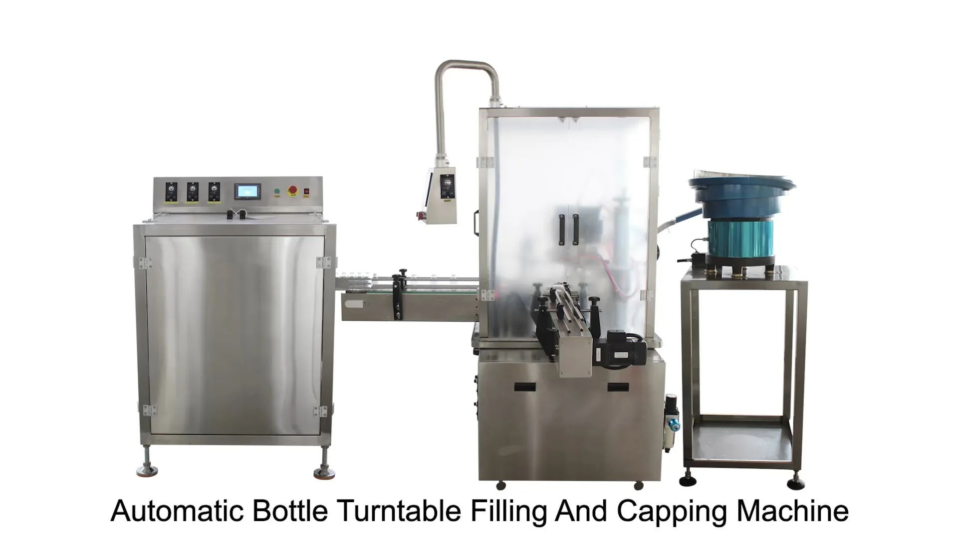 Automatic Liquid Small Bottle All-in-one Filling Capping Machine 1