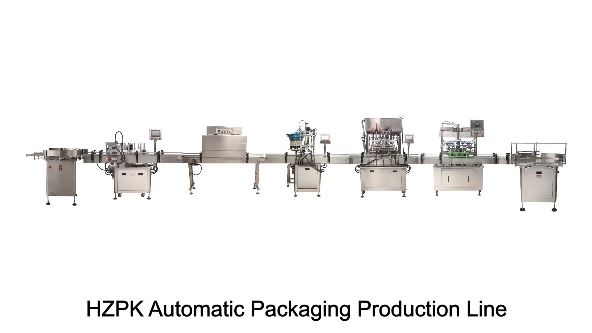 Automatic Beverage Bottle Washing Filling Packaging Machine Line 1
