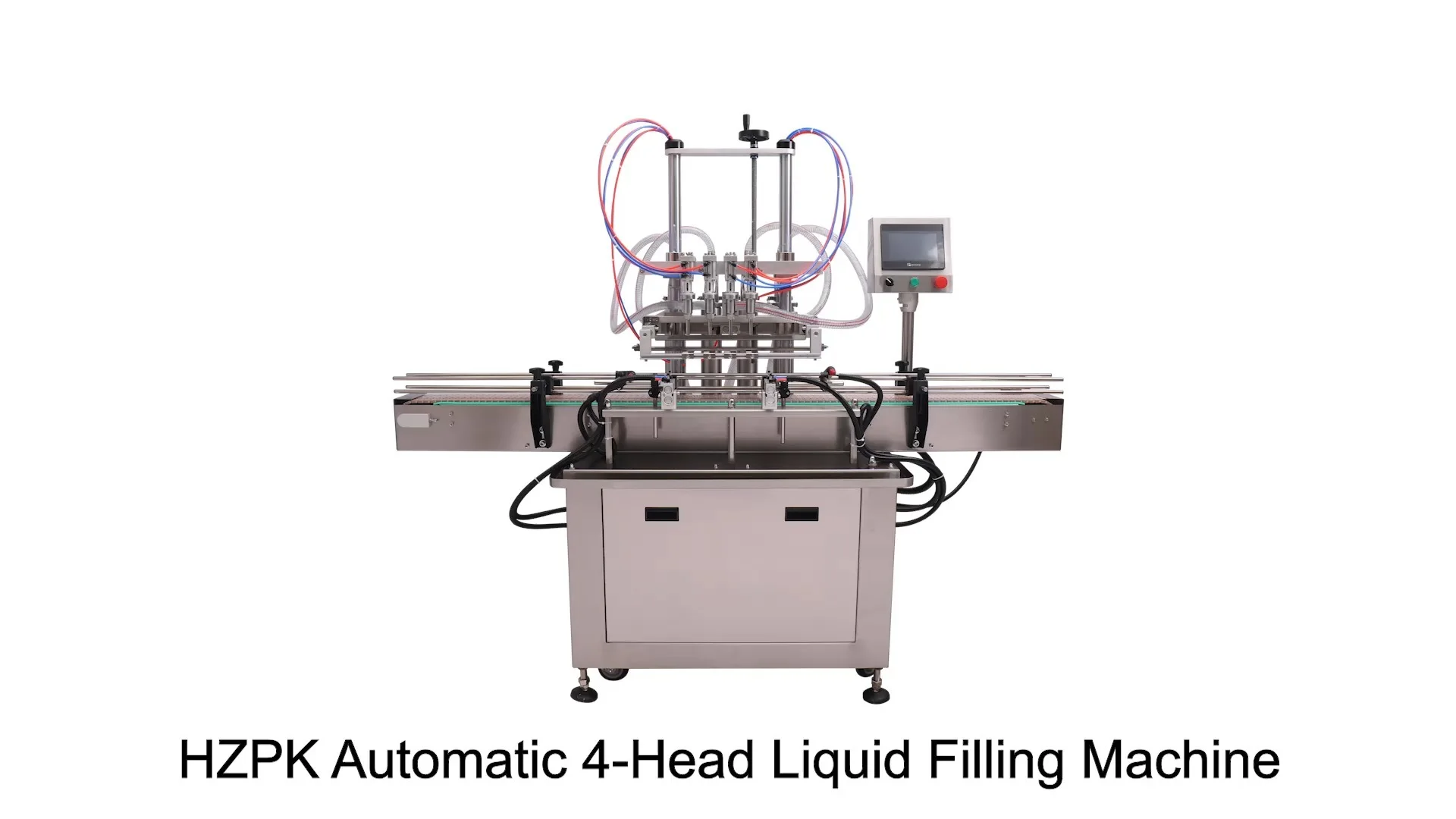 Automatic 4 Head Bottle Piston Liquid Filling Machine 1