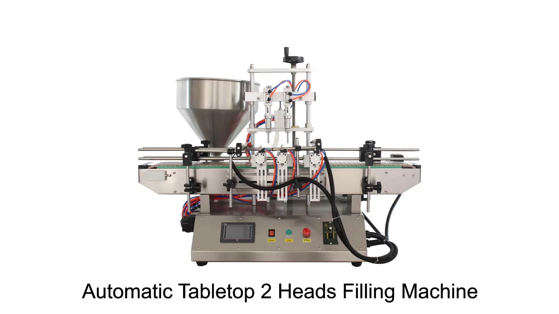 Automatic 2 Head Desktop Small Bottle Cans Paste Filling Machine 1