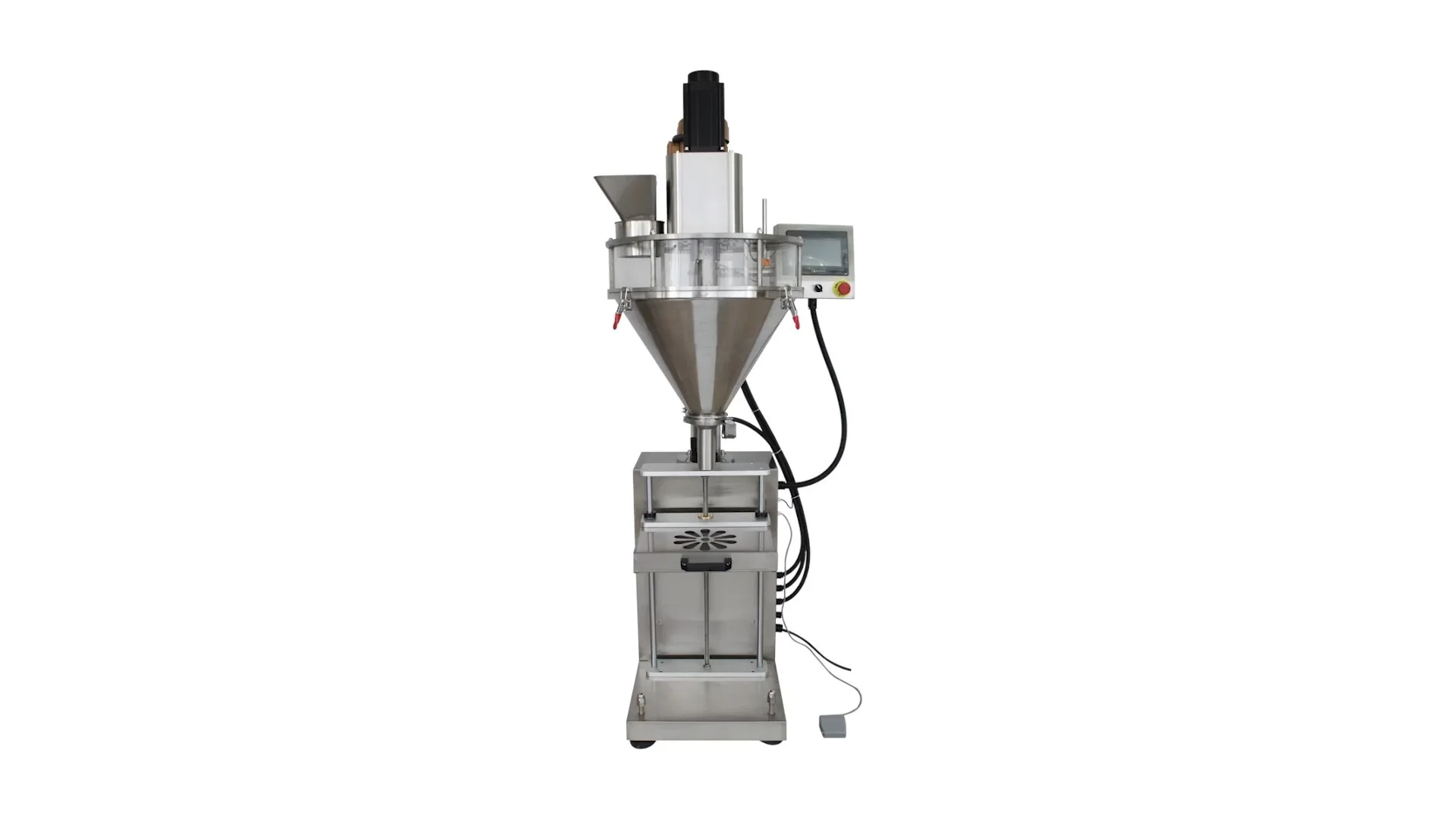 HZF-A Semi-automatic Milk Powder Jar Screw Filling Machine 1