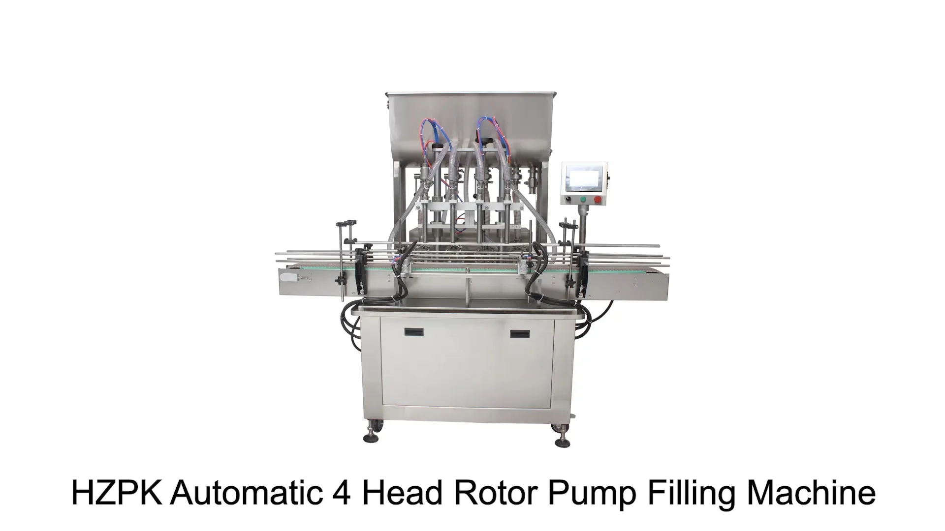 Automatic 4 Head Rotor Pump Paste Filling Machine 1