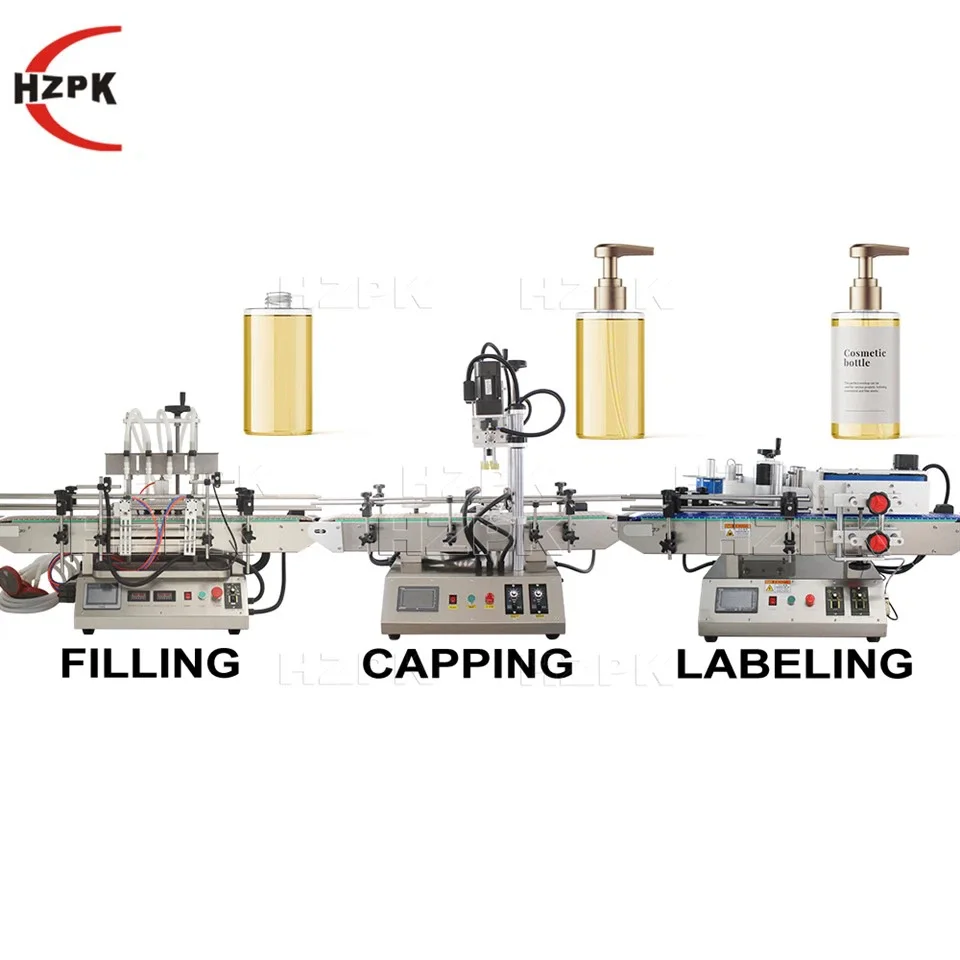 Automatic Desktop Liquid Bottle Filling Capping And Label... 1