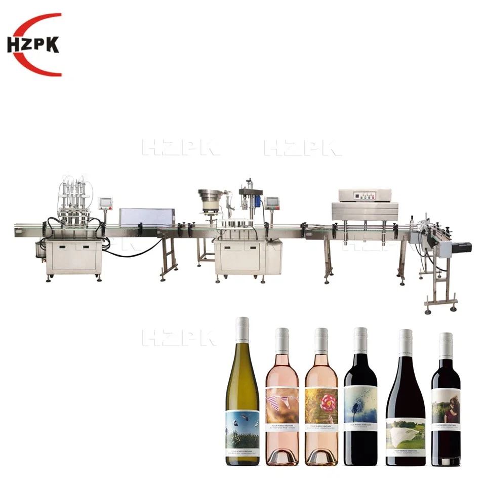 Automatic Glass Bottle Filling Machine Line 1