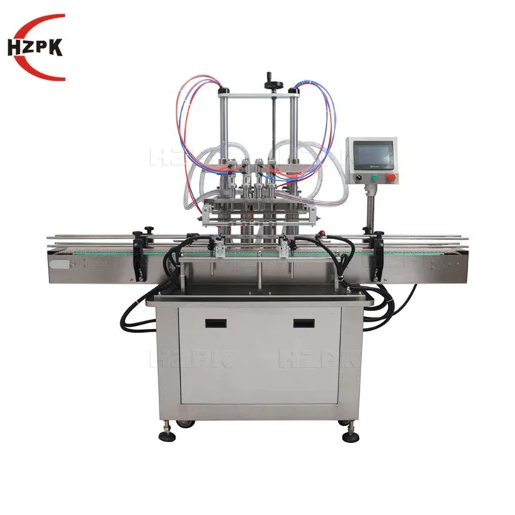 Automatic 4 Head Liquid Filling Machine 1